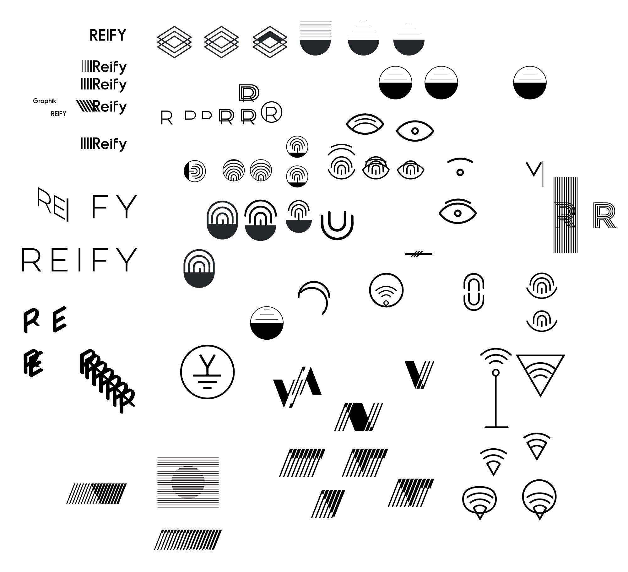 Exploring repetition of lines and shapes.