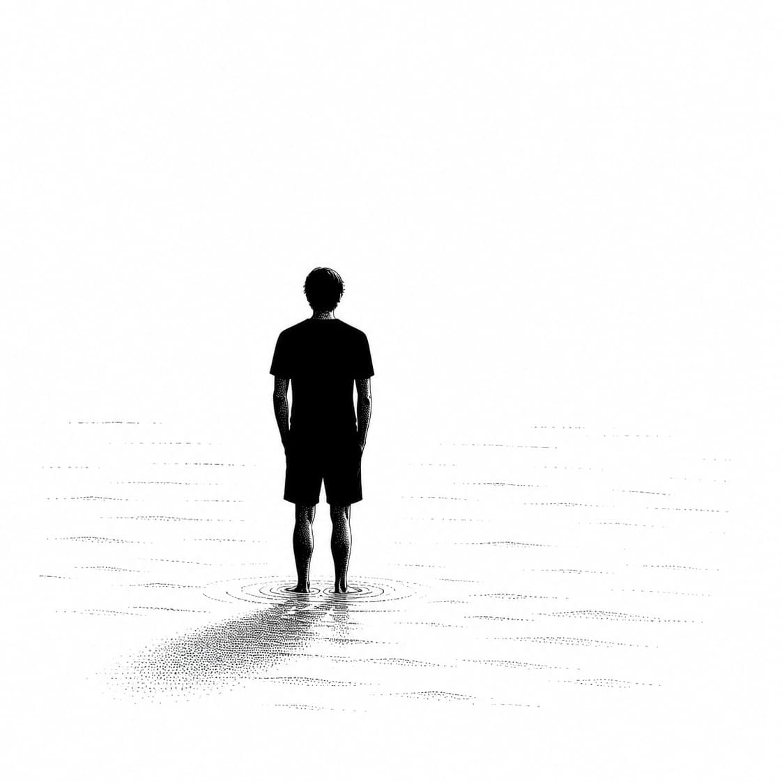Stick your feet in the water.