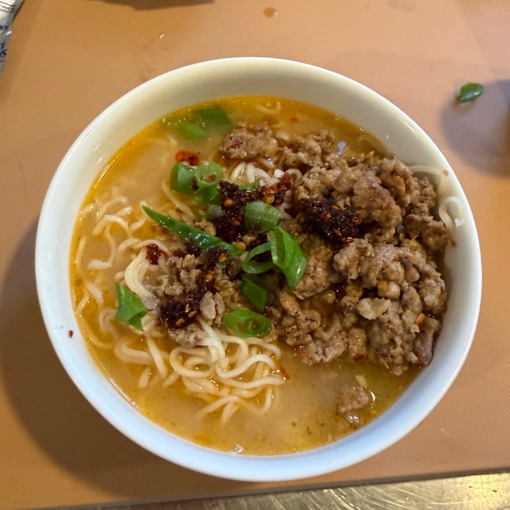 Spicy Miso Ramen with Italian Sausage